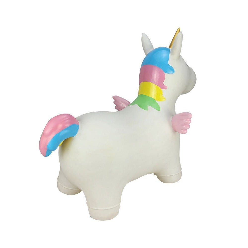 Inflatable Outdoor Bouncy Rider - Unicorn Stardust