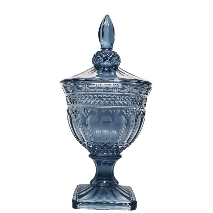 Buckingham Crystal Regal Diamond Glass Jar - Available in 2 Colors