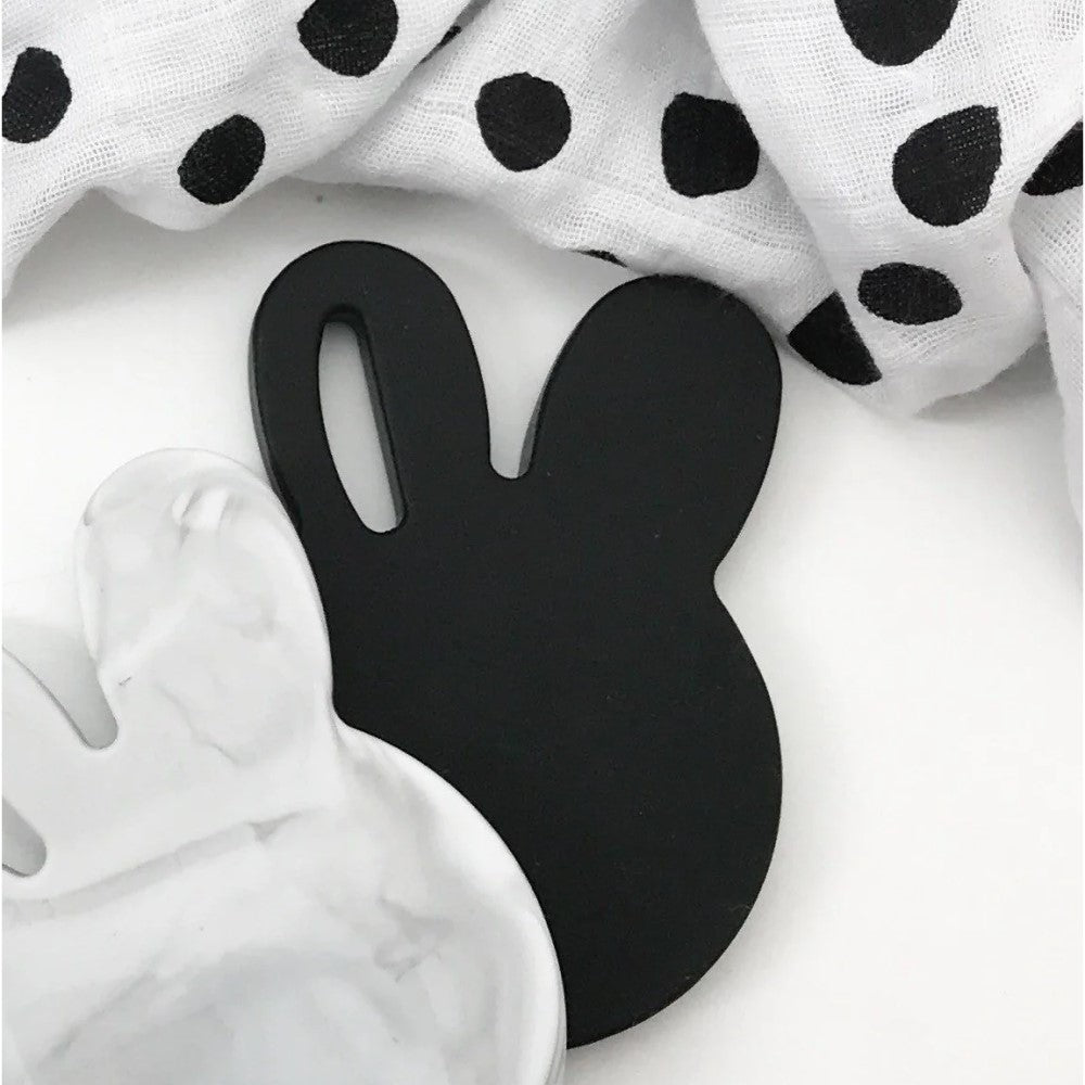 Bunny Silicone Teething Disc (Available in 5 Colours)