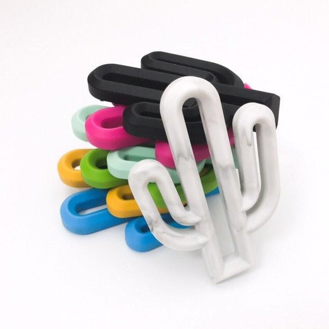 Cactus Pop Silicone Teether (Available in 7 Colours)