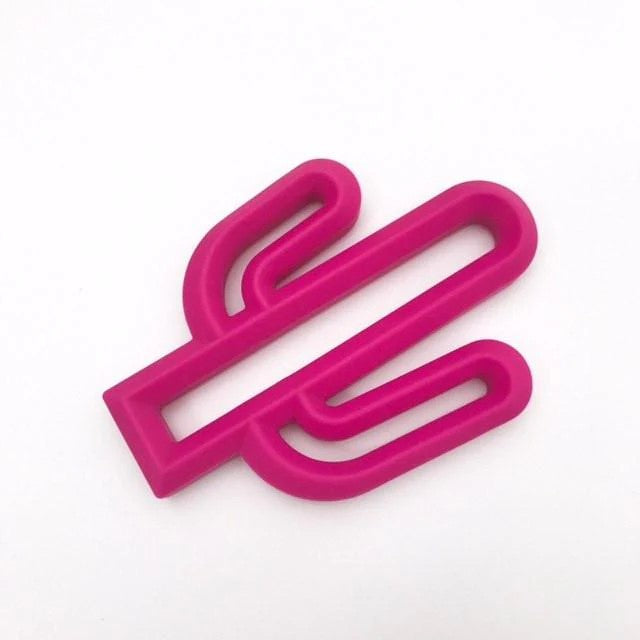 Cactus Pop Silicone Teether (Available in 7 Colours)