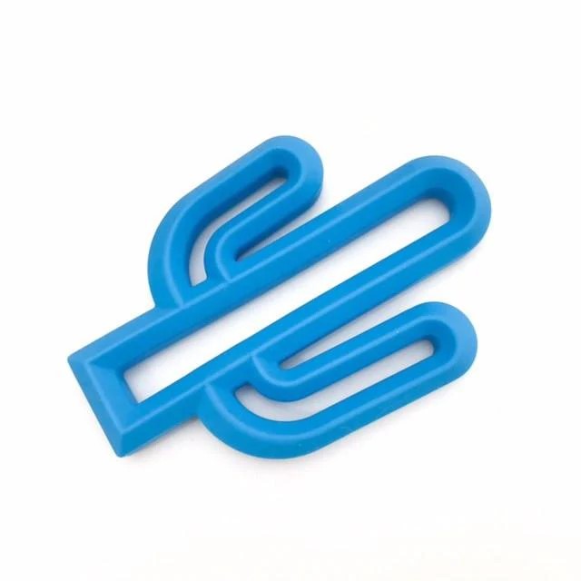 Cactus Pop Silicone Teether (Available in 7 Colours)