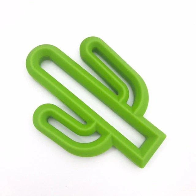 Cactus Pop Silicone Teether (Available in 7 Colours)