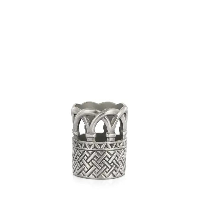 Candlelit Charm Lewis Pewter Candle Holder