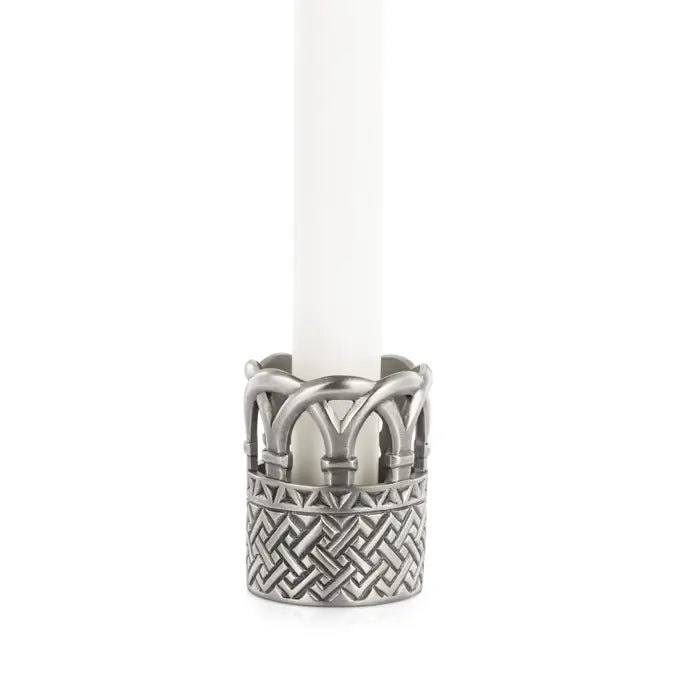 Candlelit Charm Lewis Pewter Candle Holder