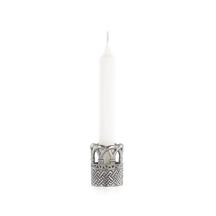Candlelit Charm Lewis Pewter Candle Holder