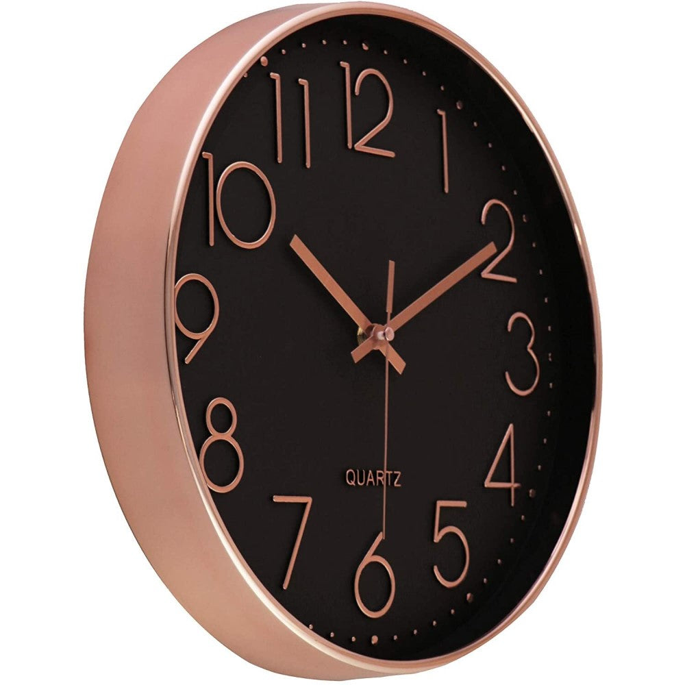 Cascading Circles Elegant Round Wall Clock 30cms