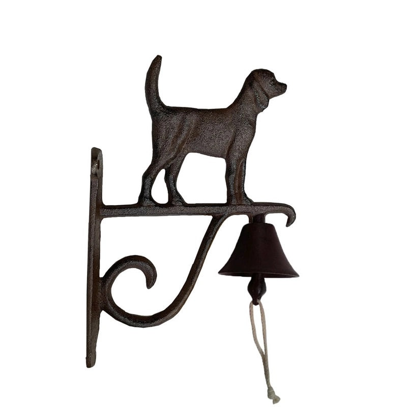 Cast Iron Hanging Dog Doorbell