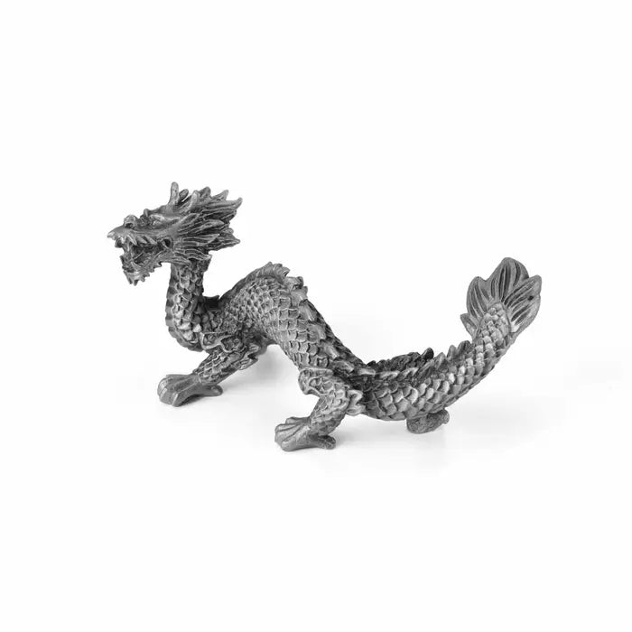Celestial 2024 Year of the Dragon Pewter Chopsticks & Rest Set