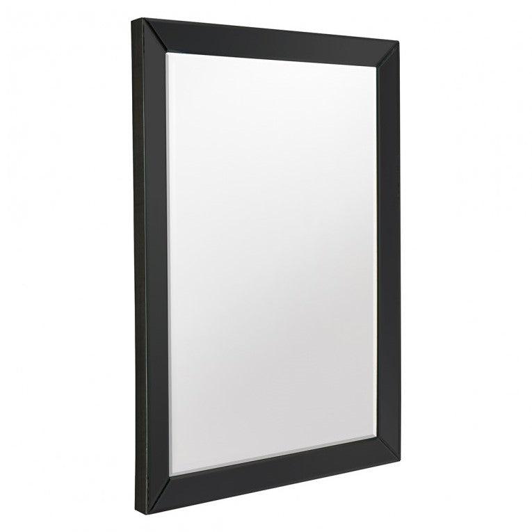 Celestial Infinity Rectangular Glass Mirror Black