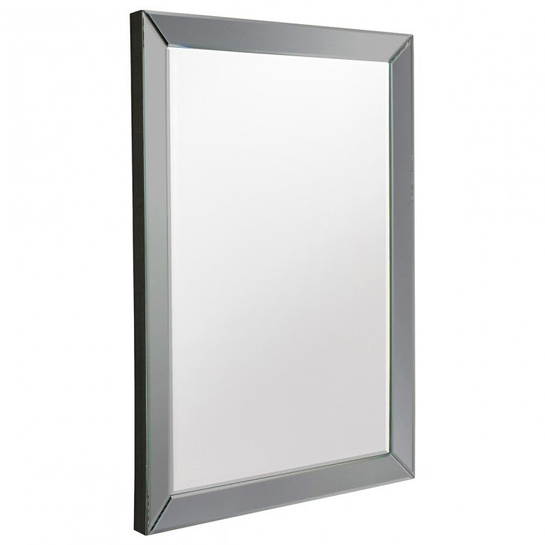 Celestial Infinity Rectangular Glass Mirror Grey