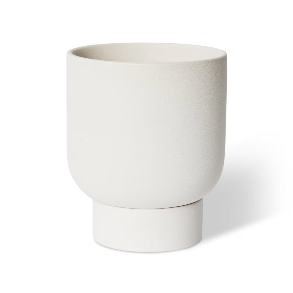 Ceramic Daylen Pot with Saucer - Available in 3 Colors