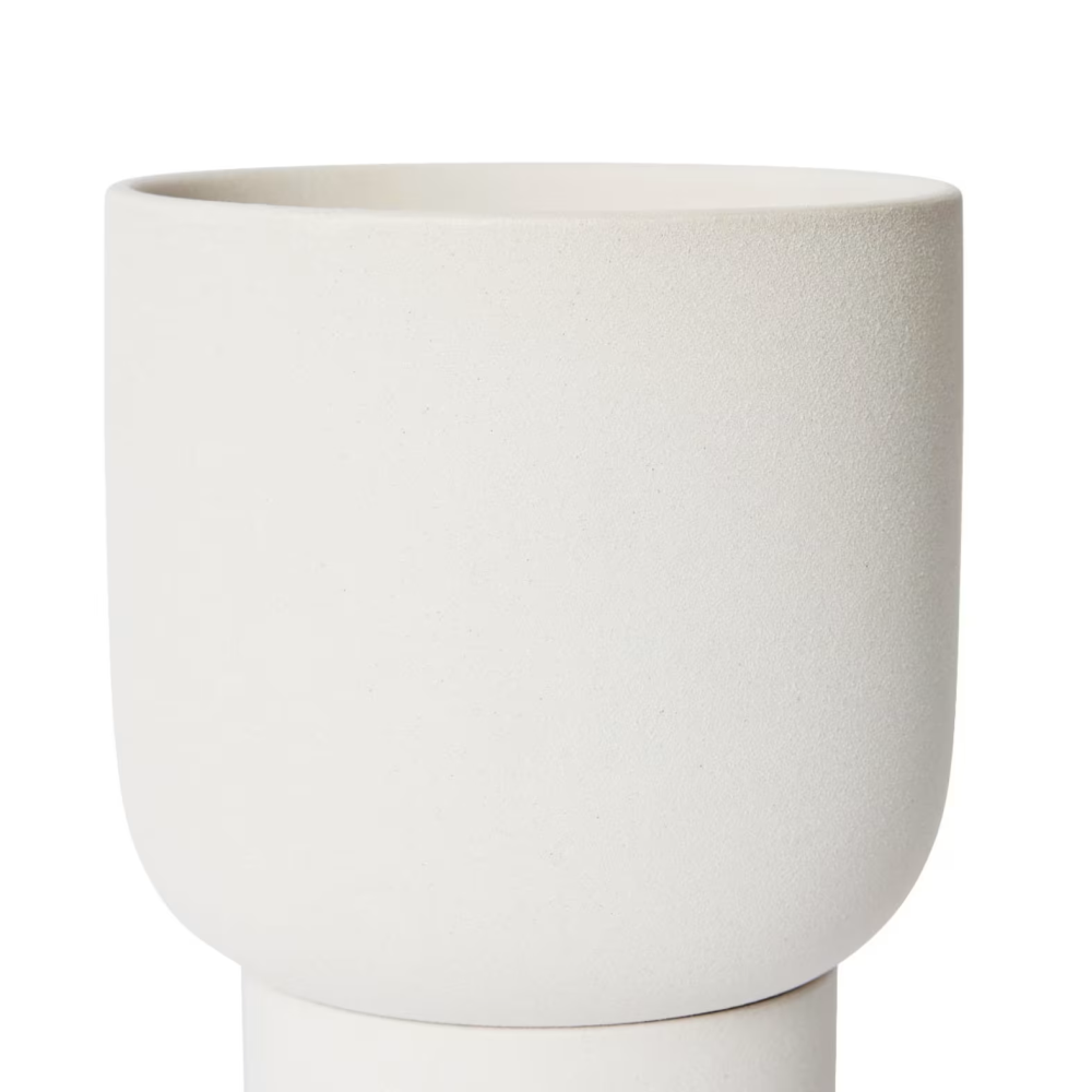 Ceramic Daylen Pot with Saucer - Available in 3 Colors