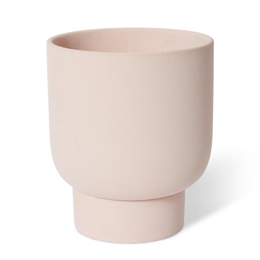 Ceramic Daylen Pot with Saucer - Available in 3 Colors