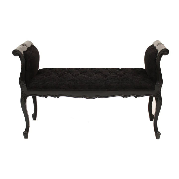 Charming Addition Chateau Bed-End Stool - Black
