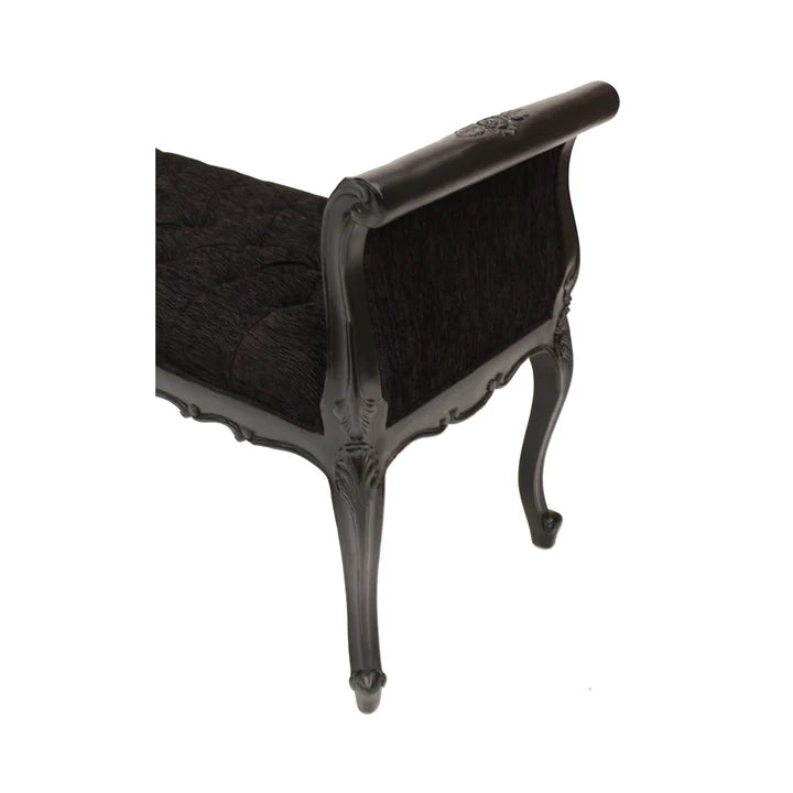 Charming Addition Chateau Bed-End Stool - Black