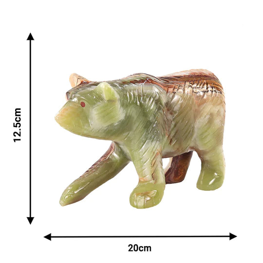 Charming Marble Bear Figurine 20cms - Available in 4 Colors