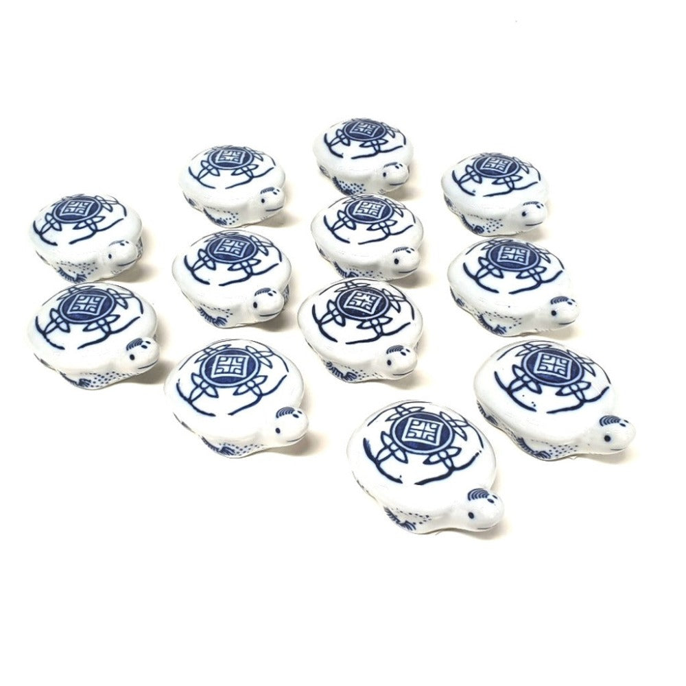 Charming Small Floating White Turtle - Set of 6