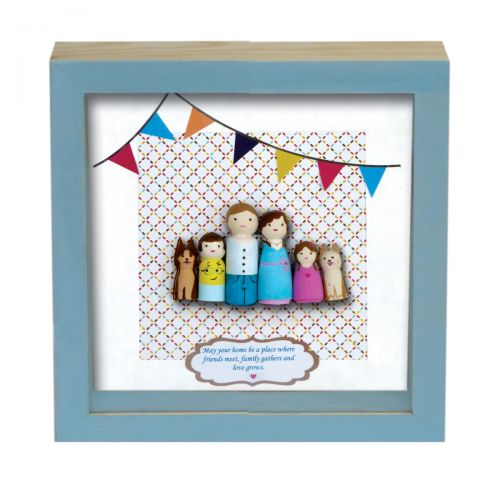 Charming Wood Memory Box 12 x 12"