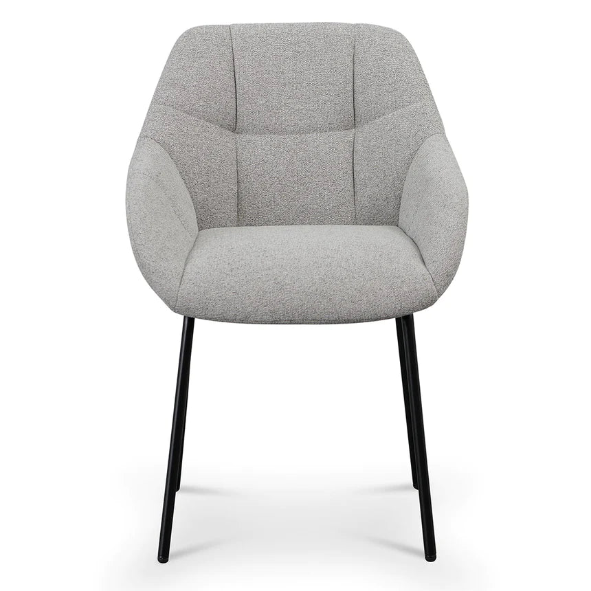 Chic Cushion Dining Chair - Grey (Set of 2)