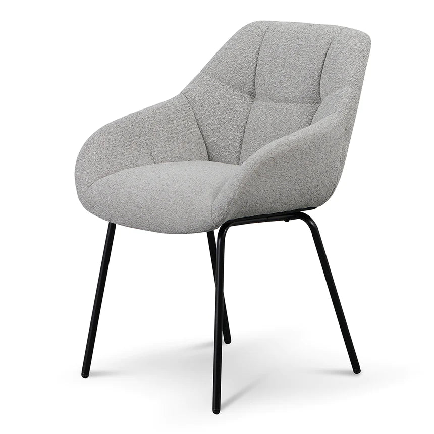 Chic Cushion Dining Chair - Grey (Set of 2)