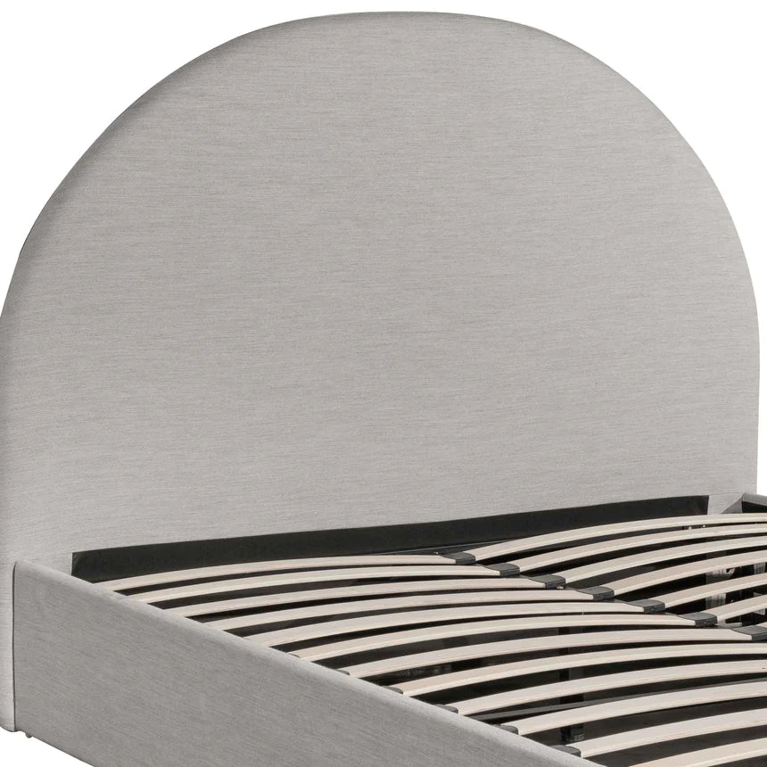 Chic Slumber Bed Frame with Storage - Pearl Grey (Queen)