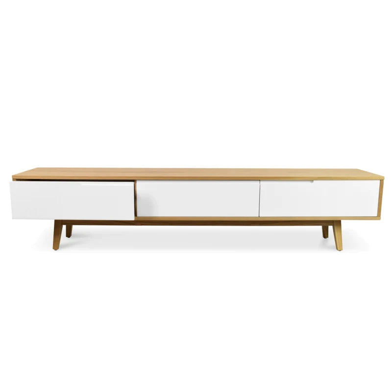 Cinematic Sensation TV Unit 210cms - Natural