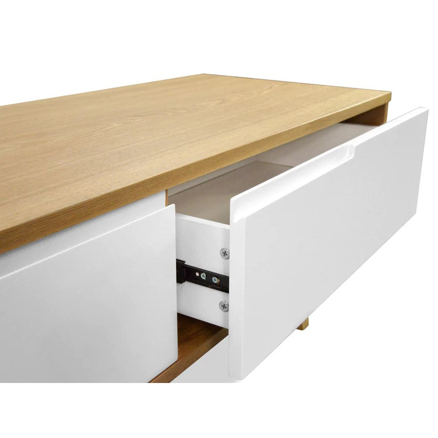 Cinematic Sensation TV Unit 210cms - Natural