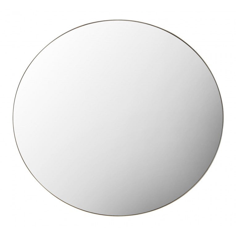 Circles of Chic: The Round Mirror Silver 80cms