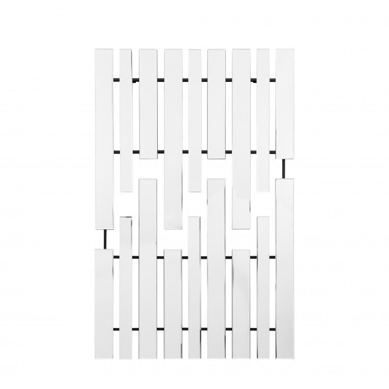 Cityscape Shine Panel Mirror 77cms Black