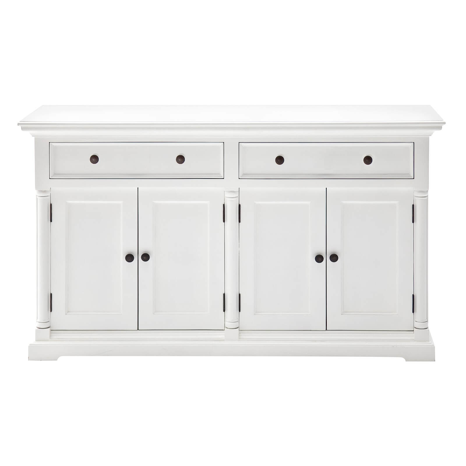 Classic Arch Hutch Cabinet 2 Drawers 4 Doors & 8 Shelves