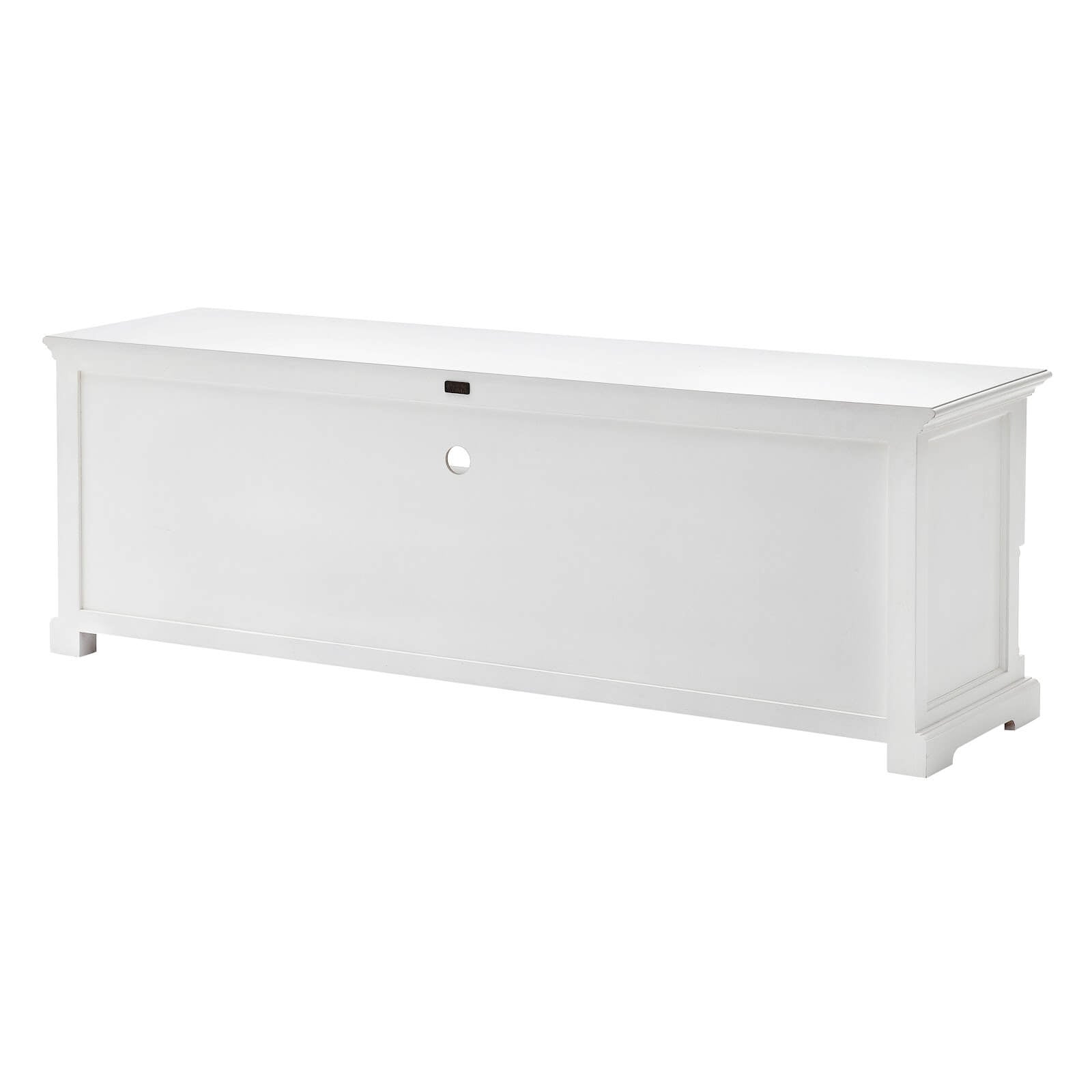 Classic Arch Media Console 2 Drawers 1 Shelf 9 Dividers