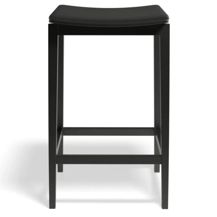Classic Black Padded High Stool (Available in 2 Sizes)