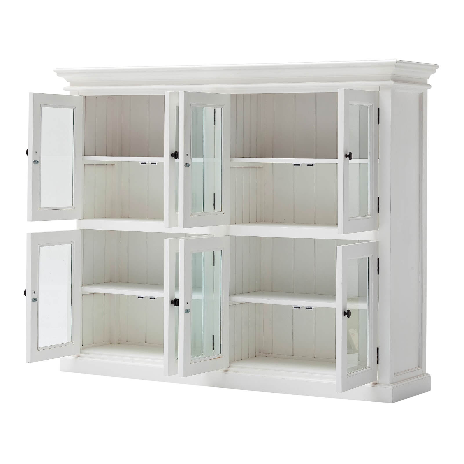 Classic Cabinet 8 Glass Doors 8 Shelves