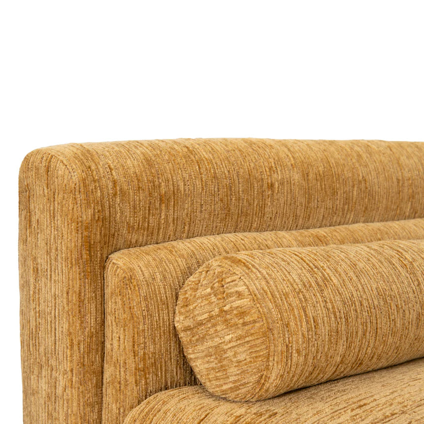 Classic Charm Yellow Sand Seater Fabric Sofa
