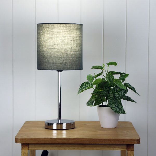 Classic Chrome Base with Shade (Available in 4 Colors)
