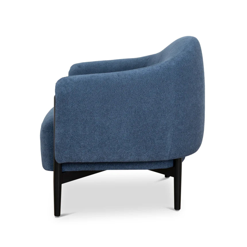 Classic Comfort Arden Fabric Armchair - Navy Blue