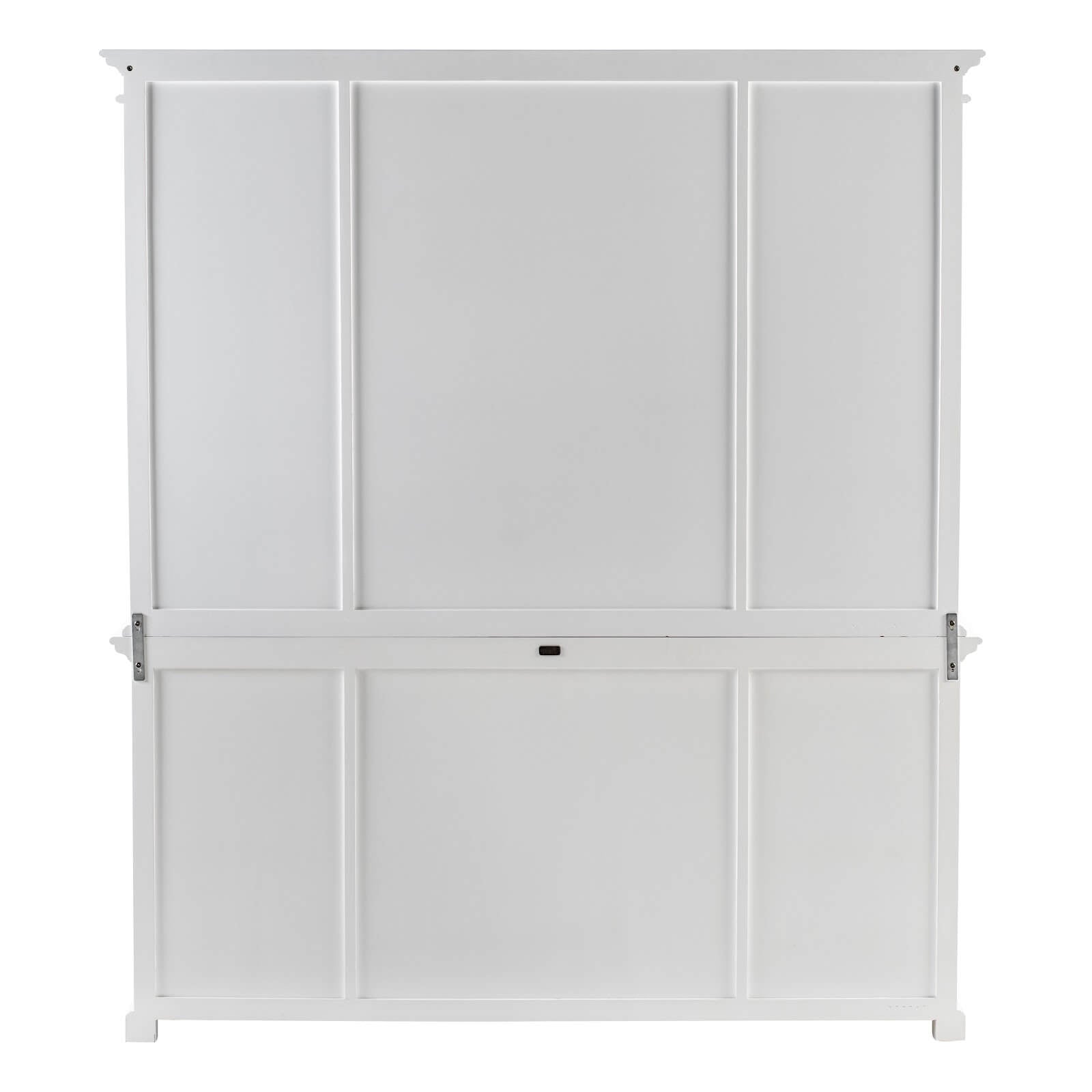 Classic Farmhouse Hutch Cabinet 2 Drawers 4 + 4 Doors & 8 Shelves