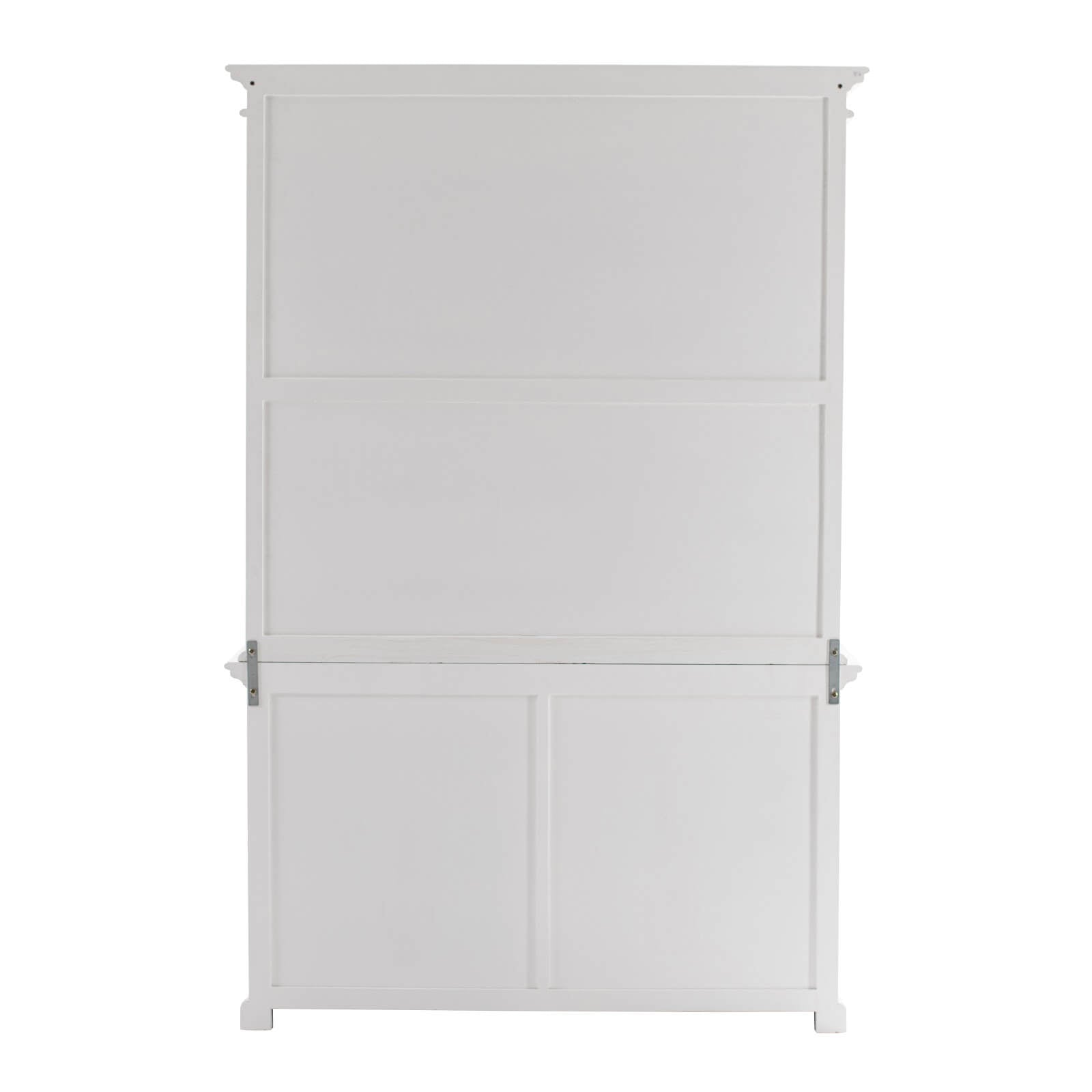 Classic Farmhouse Hutch Cabinet 2 Drawers, 2 + 4 Doors & 8 Shelves