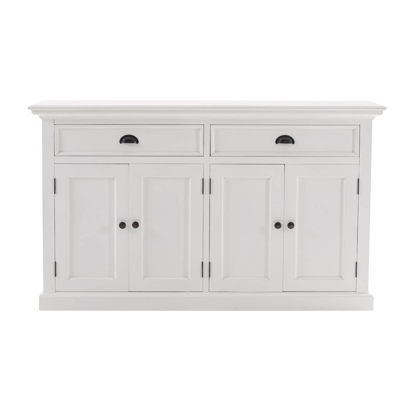Classic Farmhouse Hutch Cabinet 2 Drawers, 2 + 4 Doors & 8 Shelves