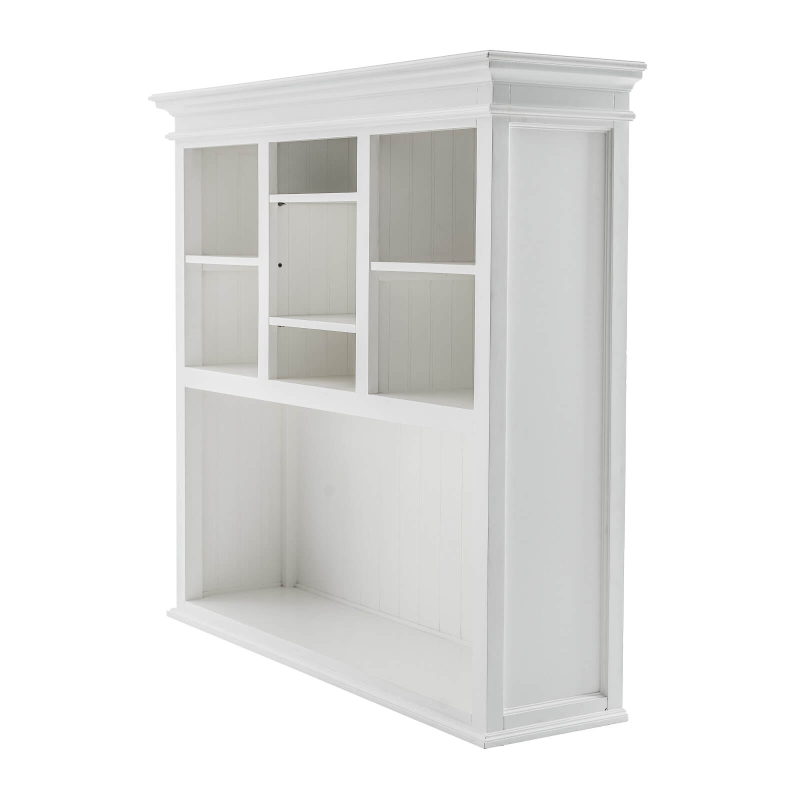 Classic Farmhouse Hutch Cabinet with 2 Adjustable Shelves