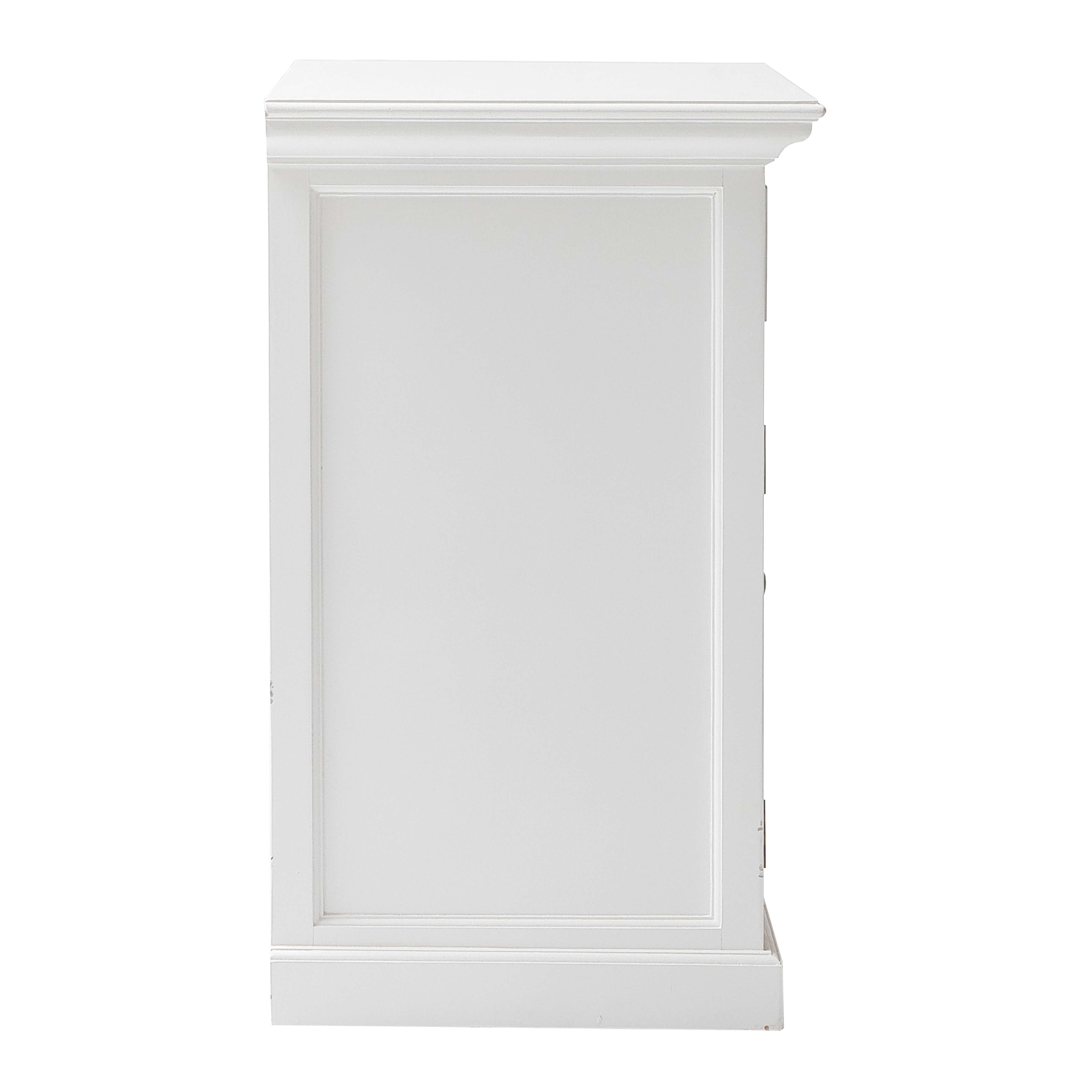 Classic Farmhouse 1 Drawer 2 Doors White