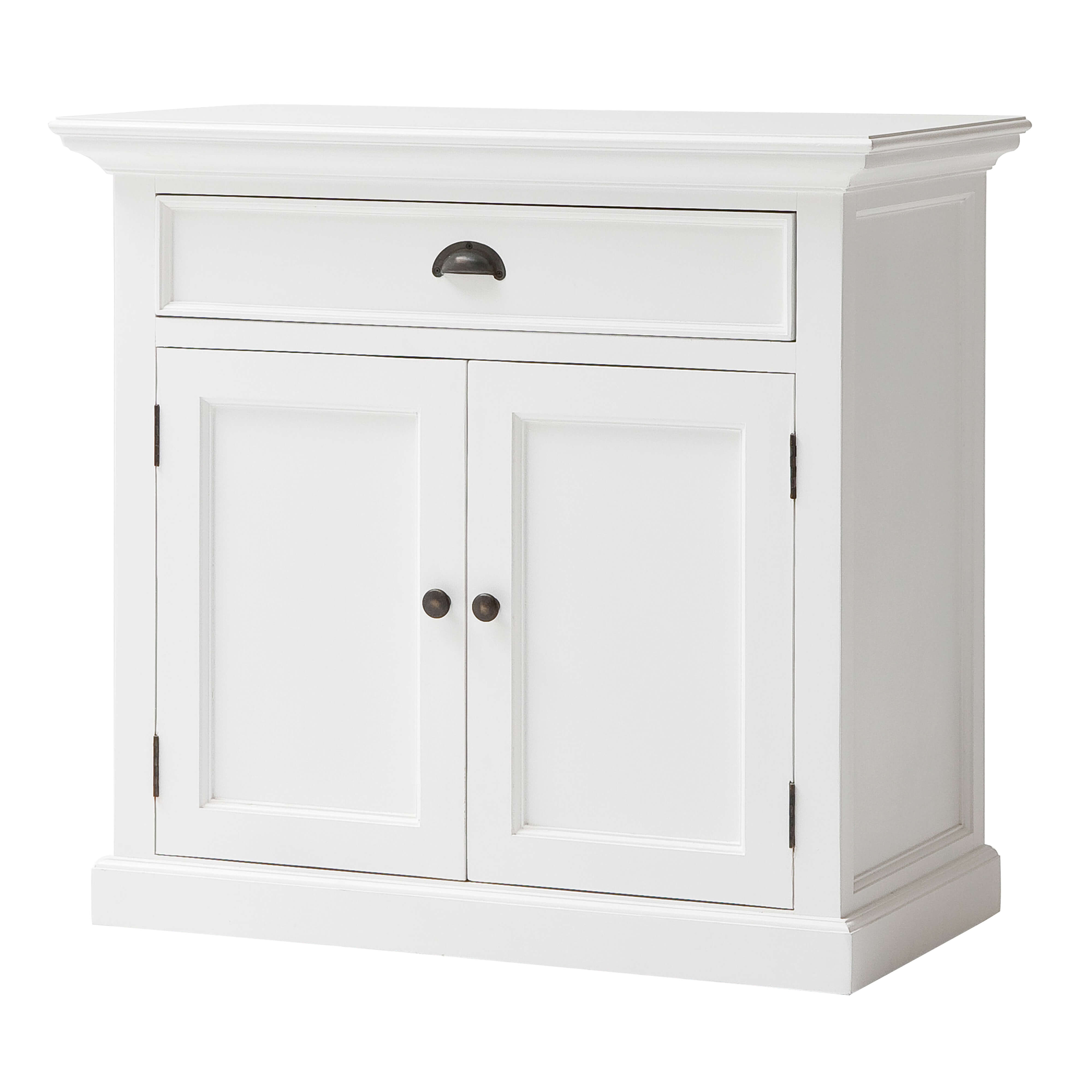 Classic Farmhouse 1 Drawer 2 Doors White