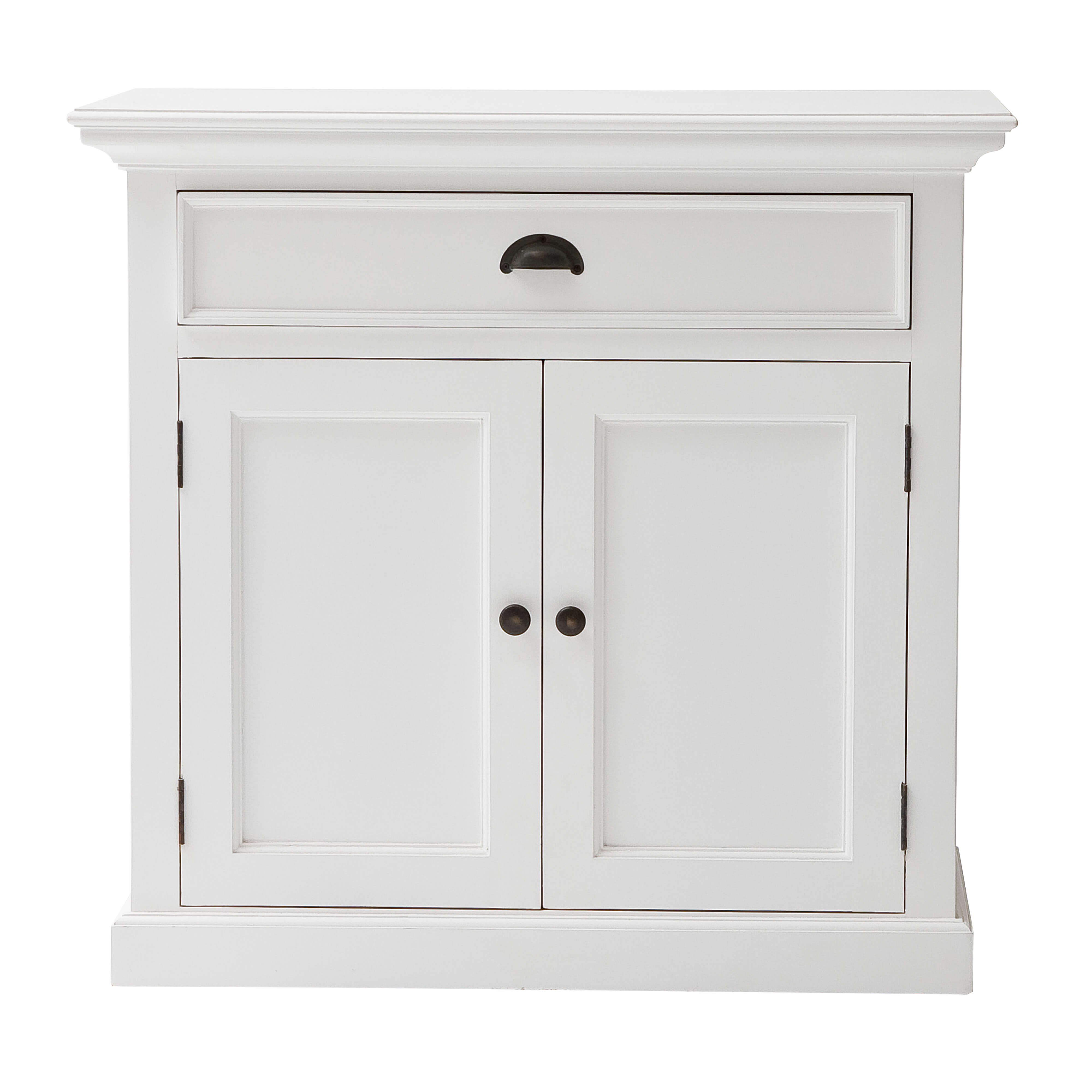 Classic Farmhouse 1 Drawer 2 Doors White