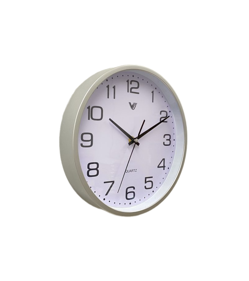Classic Round Studio Wall Clock 25cms - Available in 2 Colors