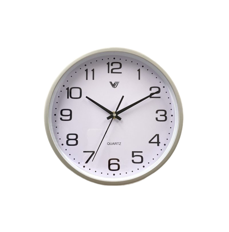 Classic Round Studio Wall Clock 25cms - Available in 2 Colors