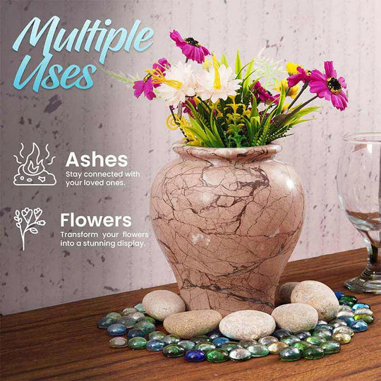 Classic Silhouette Small Sculptural Urn - Brown