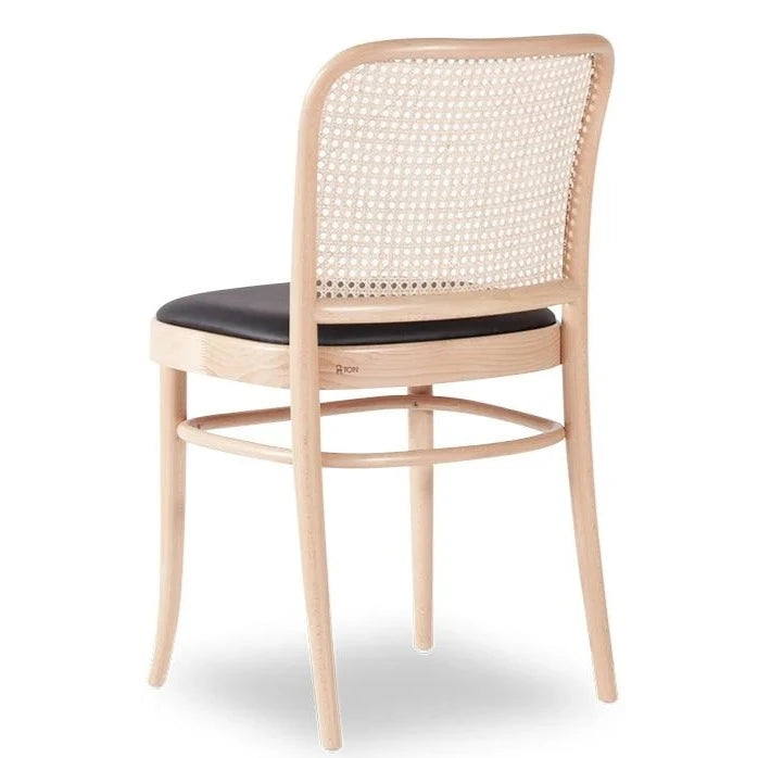 Classic Woodgrain Cane Backrest Dining Chair (Available in 2 Colors)