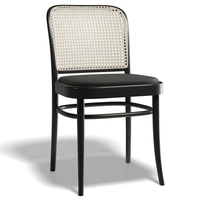 Classic Woodgrain Cane Backrest Dining Chair (Available in 2 Colors)