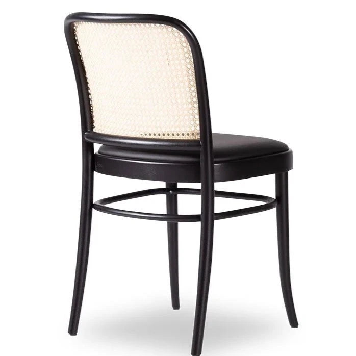 Classic Woodgrain Cane Backrest Dining Chair (Available in 2 Colors)